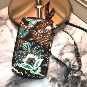 Vera Bradley wrist wallet.